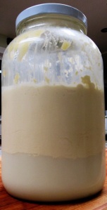 Frozen Cream Thawed Jar
